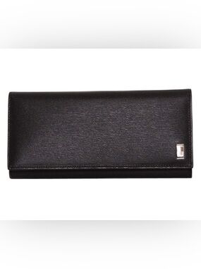 Dunhill Black Leather Long Men's Wallet